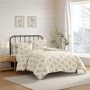 imageLaura Ashley  Twin Comforter Set Reversible ampamp Naturally Soft Cotton Flannel Bedding wMatching Pillowcase Medium Weight for Year Round Use 2 Piece Bed Sets Meredith GreyJessika Red
