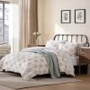 imageLaura Ashley  Twin Comforter Set Reversible ampamp Naturally Soft Cotton Flannel Bedding wMatching Pillowcase Medium Weight for Year Round Use 2 Piece Bed Sets Meredith GreyMeredith Grey