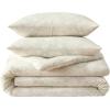 imageLaura Ashley  Twin Comforter Set Reversible ampamp Naturally Soft Cotton Flannel Bedding wMatching Pillowcase Medium Weight for Year Round Use 2 Piece Bed Sets Meredith GreyMeredith Grey