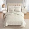 imageLaura Ashley  Twin Comforter Set Reversible ampamp Naturally Soft Cotton Flannel Bedding wMatching Pillowcase Medium Weight for Year Round Use 2 Piece Bed Sets Meredith GreyMeredith Grey