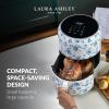 imageLaura Ashley Digital 9in1 Large Air Fryer 475 Quarts  Beautiful Air Fryer with China Rose Floral Print  Compact Airfryer with Rapid Air Technology for Healthy ampamp EnergyEfficient Cooking