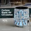 imageLaura Ashley Digital 9in1 Large Air Fryer 475 Quarts  Beautiful Air Fryer with China Rose Floral Print  Compact Airfryer with Rapid Air Technology for Healthy ampamp EnergyEfficient Cooking