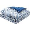 imageLaura Ashley  Duvet Set Super Soft ampamp Cozy Bedding Includes Matching Shams ampamp Bonus Throw Pillow Covers Luxurious Home Decor Hope Patchwork Blue TwinElise Blue
