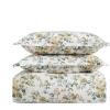 imageLaura Ashley  Twin Duvet Cover Set Reversible Floral Cotton Bedding with Matching Sham MediumWeight for Year Round Use Dorm Essentials Arundel GreyRoses Gold