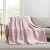 imageLaura Ashley  Twin Heated Blanket UltraSoft Plush Throw Blanket with Sherpa Reverse Medium Weight Bedding with 10 Heat Settings ampamp Auto ShutOff Clarabelle PinkClarabelle Pink