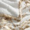 imageLaura Ashley  Twin Heated Blanket UltraSoft Plush Throw Blanket with Sherpa Reverse Medium Weight Bedding with 10 Heat Settings ampamp Auto ShutOff Clarabelle PinkBedford Beige