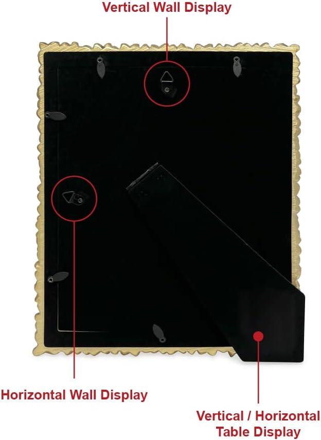 imageLaura Ashley 5x7 Powder Blue Flower Textured HandCrafted Resin Picture Frame wEasel ampamp Hook for Tabletop ampamp Wall Display Decorative Floral Design Home Dcor Photo Gallery Art 5x7 Powder BlueGold