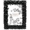 imageLaura Ashley 5x7 Powder Blue Flower Textured HandCrafted Resin Picture Frame wEasel ampamp Hook for Tabletop ampamp Wall Display Decorative Floral Design Home Dcor Photo Gallery Art 5x7 Powder BlueBlack