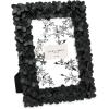 imageLaura Ashley 5x7 Powder Blue Flower Textured HandCrafted Resin Picture Frame wEasel ampamp Hook for Tabletop ampamp Wall Display Decorative Floral Design Home Dcor Photo Gallery Art 5x7 Powder BlueBlack