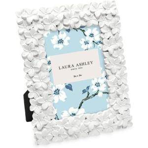 imageLaura Ashley 5x7 Powder Blue Flower Textured HandCrafted Resin Picture Frame wEasel ampamp Hook for Tabletop ampamp Wall Display Decorative Floral Design Home Dcor Photo Gallery Art 5x7 Powder BlueWhite