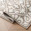 image:imageLaura Ashley All Loop Tufted 26quot x 45quot Washable SkidResistant Accent Rug  IvorySage Austell TwoToneFeya Twotone LinenIvory