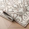 image:imageLaura Ashley All Loop Tufted 26quot x 45quot Washable SkidResistant Accent Rug  IvorySage Austell TwoToneFeya Twotone LinenIvory