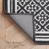 image:imageLaura Ashley All Loop Tufted 26quot x 45quot Washable SkidResistant Accent Rug  IvorySage Austell TwoToneIsla Twotone Dark GreyIvory
