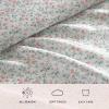 image:imageLaura Ashley  Queen Bed Sheets Printed Satin Bedding with Matching Pillowcases Deep Pocket Lightweight for YearRound Use OekoTex Certified Tierney PinkTierney Pink