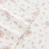 image:imageLaura Ashley  Queen Sheet Set ButterySoft Bed Sheets with a Naturally Silky Smooth Cotton Sateen Lightweight Feel  Matching Pillowcases amp Fitted Sheet Bettinas Blooms RedBristol Paisley