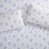 image:imageLaura Ashley  Queen Sheet Set ButterySoft Bed Sheets with a Naturally Silky Smooth Cotton Sateen Lightweight Feel  Matching Pillowcases amp Fitted Sheet Bettinas Blooms RedLilian Purple