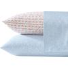 image:imageLaura Ashley  Queen Sheet Set ButterySoft Bed Sheets with a Naturally Silky Smooth Cotton Sateen Lightweight Feel  Matching Pillowcases amp Fitted Sheet Bettinas Blooms RedLittle Vines Blue