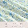 image:imageLaura Ashley  Queen Sheet Set ButterySoft Bed Sheets with a Naturally Silky Smooth Cotton Sateen Lightweight Feel  Matching Pillowcases amp Fitted Sheet Bettinas Blooms RedRowena Blue