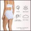image:imageLaura Ashley Womens Cotton Brief Underwear Set HighWaisted Panties for Women 5PackBlue DitsyThundercloud BlueBlue StripeWhiteBlue Geo