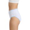image:imageLaura Ashley Womens Cotton Brief Underwear Set HighWaisted Panties for Women 5PackBlue DitsyThundercloud BlueBlue StripeWhiteBlue Geo