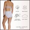 image:imageLaura Ashley Womens Cotton Brief Underwear Set HighWaisted Panties for Women 5PackSteel FloralMd Heather GreySteel FloralSmokey TaupeSteel Pea