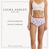 image:imageLaura Ashley Womens Cotton Brief Underwear Set HighWaisted Panties for Women 5PackTrue BouquetMd Heather GreyCrimson GeoLt Bleach HthrCrimson Berry