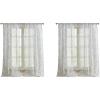 image:imageLaura Ashley Barnette Window Curtains with Rod Pocket 96inch Length 4 Panels Set SemiSheer Light Filtering BlushBlue