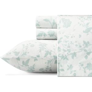 image:imageLaura Ashley  Queen Sheet Set ButterySoft Bed Sheets with a Naturally Silky Smooth Cotton Sateen Lightweight Feel  Matching Pillowcases amp Fitted Sheet Bettinas Blooms RedGarden Palace