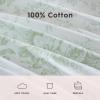 image:imageLaura Ashley  Full Sheet Set Crisp amp Cool Cotton Percale Bedding for Year Round Comfort Deep Pocket Bed Sheets with Matching Pillowcases Blossom Bliss PinkToile Delight Green