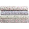 image:imageLaura Ashley  Full Sheet Set Crisp amp Cool Cotton Percale Bedding for Year Round Comfort Deep Pocket Bed Sheets with Matching Pillowcases Blossom Bliss PinkNorella Pink