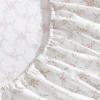 image:imageLaura Ashley  Full Sheet Set Crisp amp Cool Cotton Percale Bedding for Year Round Comfort Deep Pocket Bed Sheets with Matching Pillowcases Blossom Bliss PinkLynda Pink