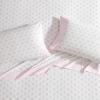 image:imageLaura Ashley  Full Sheet Set Crisp amp Cool Cotton Percale Bedding for Year Round Comfort Deep Pocket Bed Sheets with Matching Pillowcases Blossom Bliss PinkLynda Pink