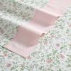 image:imageLaura Ashley  Full Sheet Set Crisp amp Cool Cotton Percale Bedding for Year Round Comfort Deep Pocket Bed Sheets with Matching Pillowcases Blossom Bliss PinkBonnie Pink1