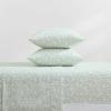 image:imageLaura Ashley  Full Sheet Set Crisp amp Cool Cotton Percale Bedding for Year Round Comfort Deep Pocket Bed Sheets with Matching Pillowcases Blossom Bliss PinkHeirloom Ditzy Green