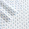 image:imageLaura Ashley  Full Sheet Set Crisp amp Cool Cotton Percale Bedding for Year Round Comfort Deep Pocket Bed Sheets with Matching Pillowcases Blossom Bliss PinkFrancesca Blue