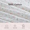 image:imageLaura Ashley  Full Sheet Set Crisp amp Cool Cotton Percale Bedding for Year Round Comfort Deep Pocket Bed Sheets with Matching Pillowcases Blossom Bliss PinkEvie Pink