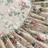 image:imageLaura Ashley  Full Sheet Set Crisp amp Cool Cotton Percale Bedding for Year Round Comfort Deep Pocket Bed Sheets with Matching Pillowcases Blossom Bliss PinkAshfield Beige