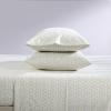 image:imageLaura Ashley  Full Sheet Set Crisp amp Cool Cotton Percale Bedding for Year Round Comfort Deep Pocket Bed Sheets with Matching Pillowcases Blossom Bliss PinkEvie Yellow