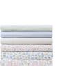 image:imageLaura Ashley  Full Sheet Set Crisp amp Cool Cotton Percale Bedding for Year Round Comfort Deep Pocket Bed Sheets with Matching Pillowcases Blossom Bliss PinkDitsy Doodle Blue