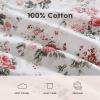 image:imageLaura Ashley  Full Sheet Set Crisp amp Cool Cotton Percale Bedding for Year Round Comfort Deep Pocket Bed Sheets with Matching Pillowcases Blossom Bliss PinkAshfield Pink