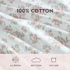 image:imageLaura Ashley  Full Sheet Set Crisp amp Cool Cotton Percale Bedding for Year Round Comfort Deep Pocket Bed Sheets with Matching Pillowcases Blossom Bliss PinkLeanna Rose Pink