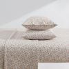 image:imageLaura Ashley  Full Sheet Set Crisp amp Cool Cotton Percale Bedding for Year Round Comfort Deep Pocket Bed Sheets with Matching Pillowcases Blossom Bliss PinkEmogene Burnt Orange