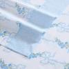 image:imageLaura Ashley  Full Sheet Set Crisp amp Cool Cotton Percale Bedding for Year Round Comfort Deep Pocket Bed Sheets with Matching Pillowcases Blossom Bliss PinkFloral Ribbon Blue