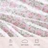 image:imageLaura Ashley  Full Sheet Set Crisp amp Cool Cotton Percale Bedding for Year Round Comfort Deep Pocket Bed Sheets with Matching Pillowcases Blossom Bliss PinkBlossom Bliss Pink