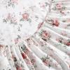 image:imageLaura Ashley  Full Sheet Set Crisp amp Cool Cotton Percale Bedding for Year Round Comfort Deep Pocket Bed Sheets with Matching Pillowcases Blossom Bliss PinkAshfield Pink