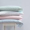 image:imageLaura Ashley  Full Sheet Set Crisp amp Cool Cotton Percale Bedding for Year Round Comfort Deep Pocket Bed Sheets with Matching Pillowcases Blossom Bliss PinkTurtle Gingham