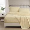 image:imageLaura Ashley  Full Sheet Set Crisp amp Cool Cotton Percale Bedding for Year Round Comfort Deep Pocket Bed Sheets with Matching Pillowcases Blossom Bliss PinkHeirloom Ditzy Gold
