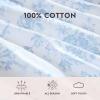 image:imageLaura Ashley  Full Sheet Set Crisp amp Cool Cotton Percale Bedding for Year Round Comfort Deep Pocket Bed Sheets with Matching Pillowcases Blossom Bliss PinkWalled Garden Blue