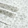 image:imageLaura Ashley  Full Sheet Set Crisp amp Cool Cotton Percale Bedding for Year Round Comfort Deep Pocket Bed Sheets with Matching Pillowcases Blossom Bliss PinkMiranda Green