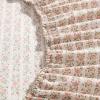 image:imageLaura Ashley  Full Sheet Set Crisp amp Cool Cotton Percale Bedding for Year Round Comfort Deep Pocket Bed Sheets with Matching Pillowcases Blossom Bliss PinkMarta Stripe